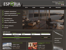 Tablet Screenshot of esporia.sk